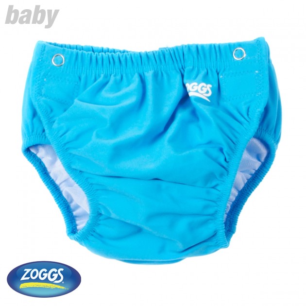 Zoggs Boys Adjustable Swim Nappy Swimsuit - Blue