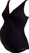 Zoggs, 1294[^]229994 Hayman Maternity One Piece - Black and Pink