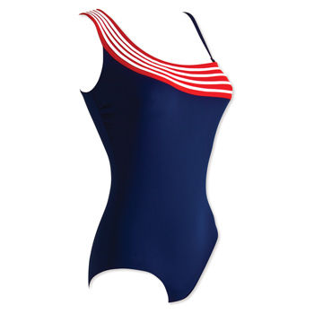 Zoggs Ladies Seacliff Asymetric Swimsuit