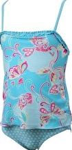 Zoggs, 1294[^]229287 Tots Girls Paradise Beach Swimdress - Light Blue