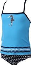 Zoggs, 1294[^]229197 Tots Girls Seahorse Swimdress - Blue