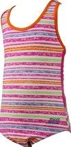 Zoggs, 1294[^]240792 Tots Girls Seastripe Actionback - Pink Stripes