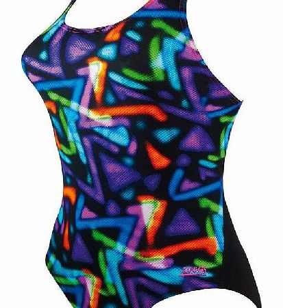 Zoggs Womens Curl Curl Flyback Swimsuit SS15