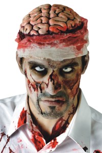 Zombie Brain Bloody Headpiece