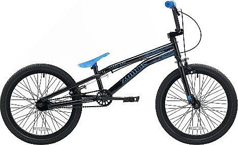 Zombie Horde Boys BMX Bike - Black/Blue, 20 inch