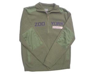 Military Zip Sweater