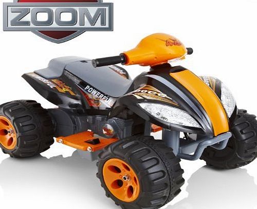 Zoom Kids 1st Ride-On 6V Electric Quad Bike - Black