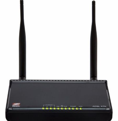 Zoom X7N 300Mbps Wireless N ADSL Modem Router