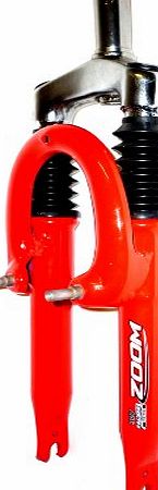 Zoom  327 20`` Wheel SUSPENSION BIKE FORKS in RED with 1`` Steerer