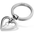 Heart and Key Stainless Steel Key Ring