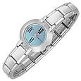 Round Dial and Stainless Steel Bracelet Watch