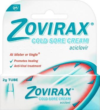 Zovirax, 2041[^]10041592 Cold Sore Cream - 2g Tube 10041592